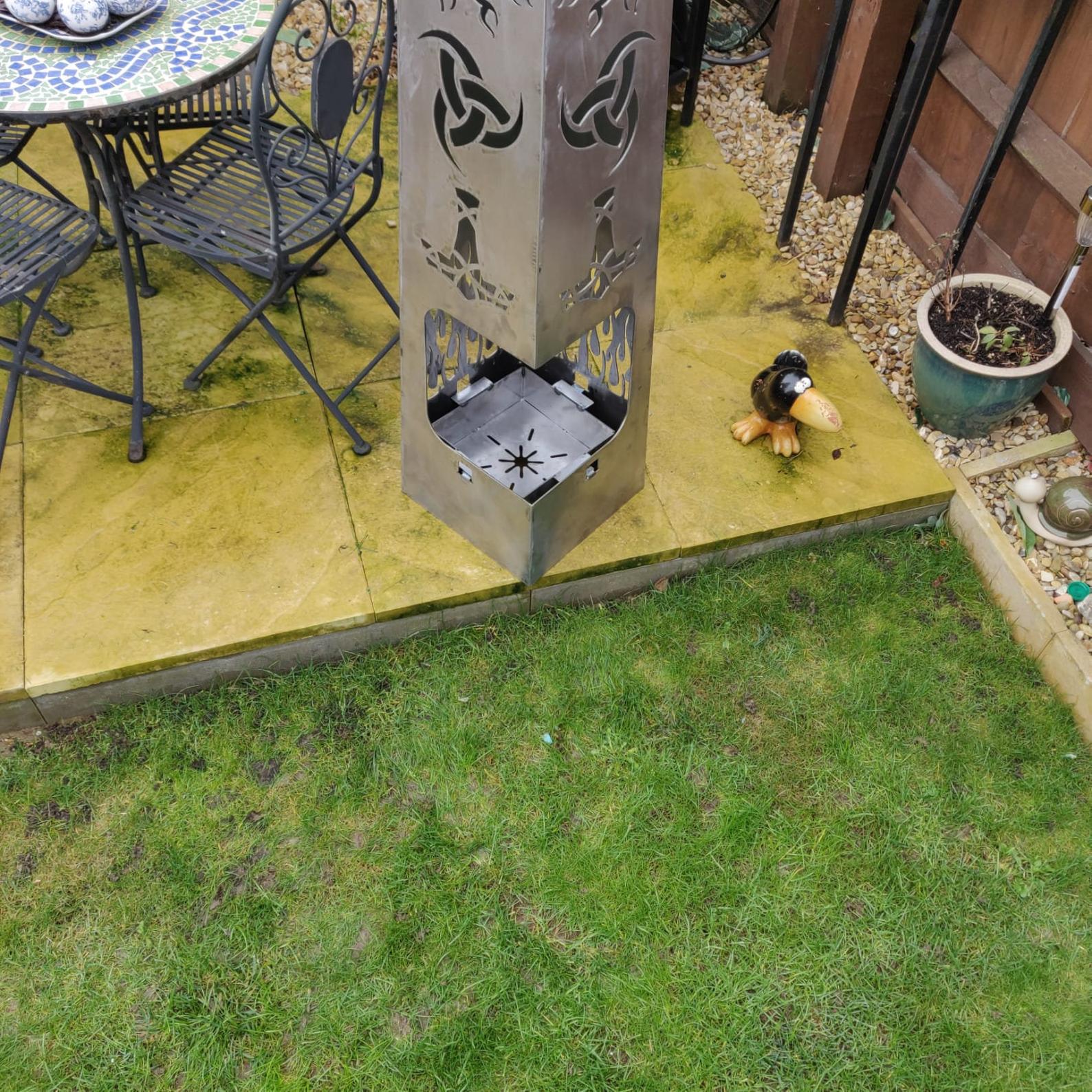 BBQ Shack Tall Tower Fire Pit