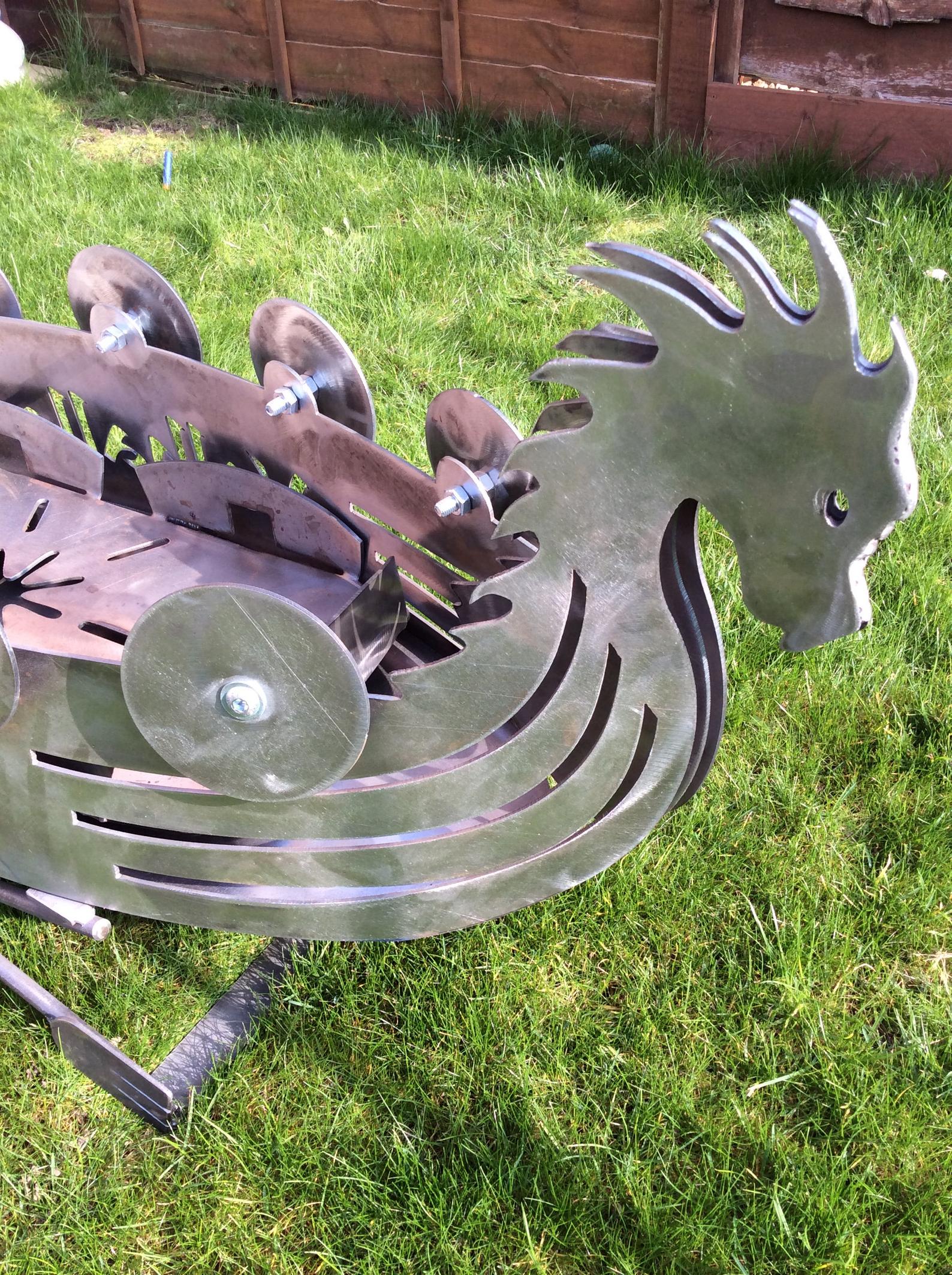 BBQ Shack Viking Ship Fire Pit