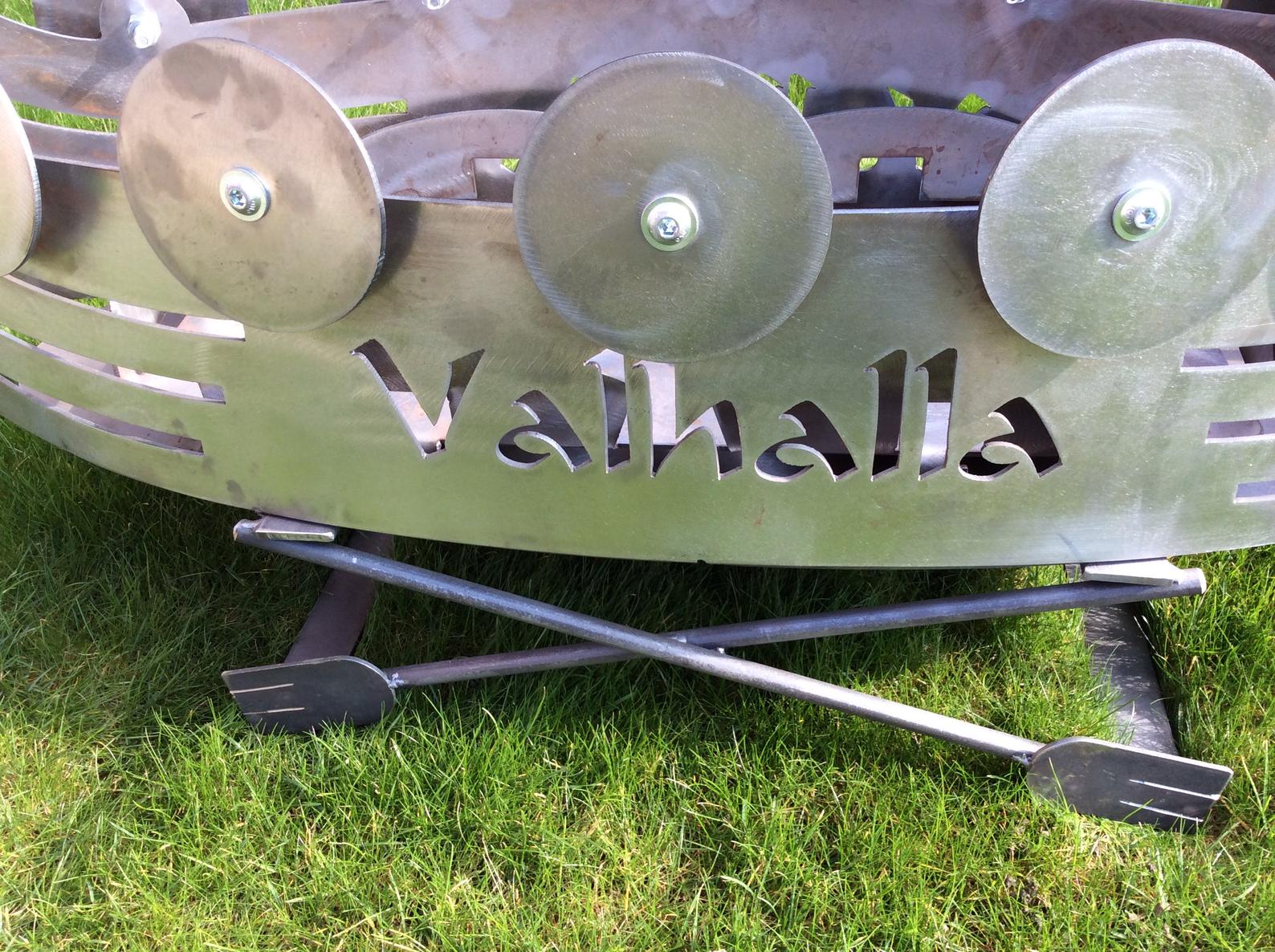 BBQ Shack Viking Ship Fire Pit